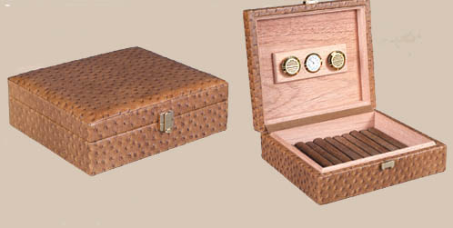 20 Ct. Ostrich Travel Humidor